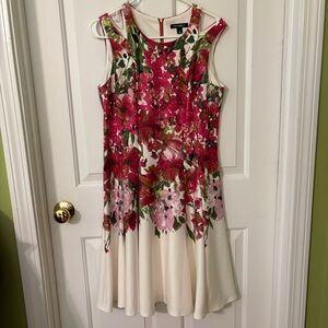 Roz & Ali Multicolor Floral Dress